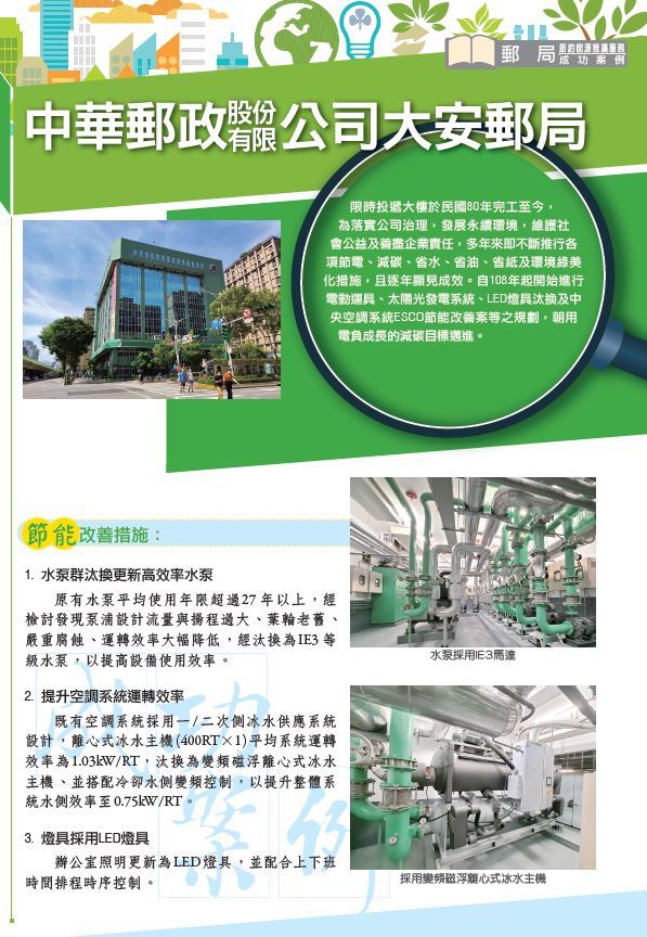 中華郵政股份有限公司大安郵局封面